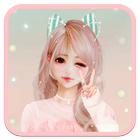 Cute Girl Theme icône