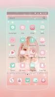 Cute Girl Theme ภาพหน้าจอ 1