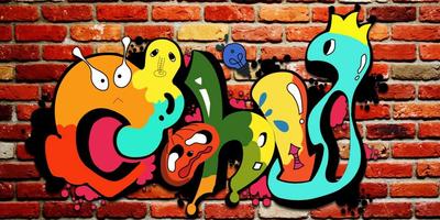 Cute  graffiti اسکرین شاٹ 3