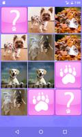 Cute Dogs Memory Matching Game syot layar 1