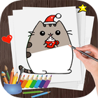 How To Draw Pusheen Cat ícone