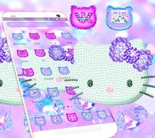 Cute Kitty Diamond Theme screenshot 1