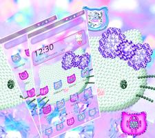 Cute Kitty Diamond Theme screenshot 2