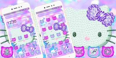 Cute Kitty Diamond Theme screenshot 3