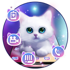 Cute Fluffy Kitten Theme иконка