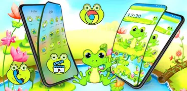 Happy Cute Frog Theme