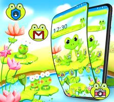 1 Schermata Tema di Happy Cute Frog