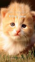 Cute Kitten Cat Lock Screen पोस्टर