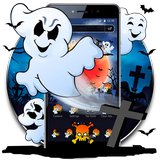 Cute Halloween Ghost Theme icône