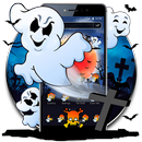 Cute Halloween Ghost Theme aplikacja