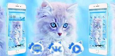 Симпатичная тема Ice Cat Cat