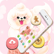 Tema de Cute Ice Cream Puppy