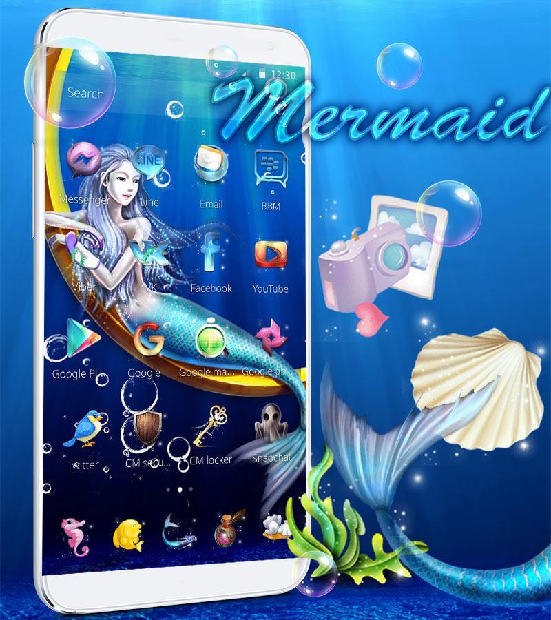 Android 用の 無料シーマーメイドテーマの壁紙 Sea Mermaid Apk をダウンロード