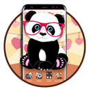 Cute Smart Panda Theme APK