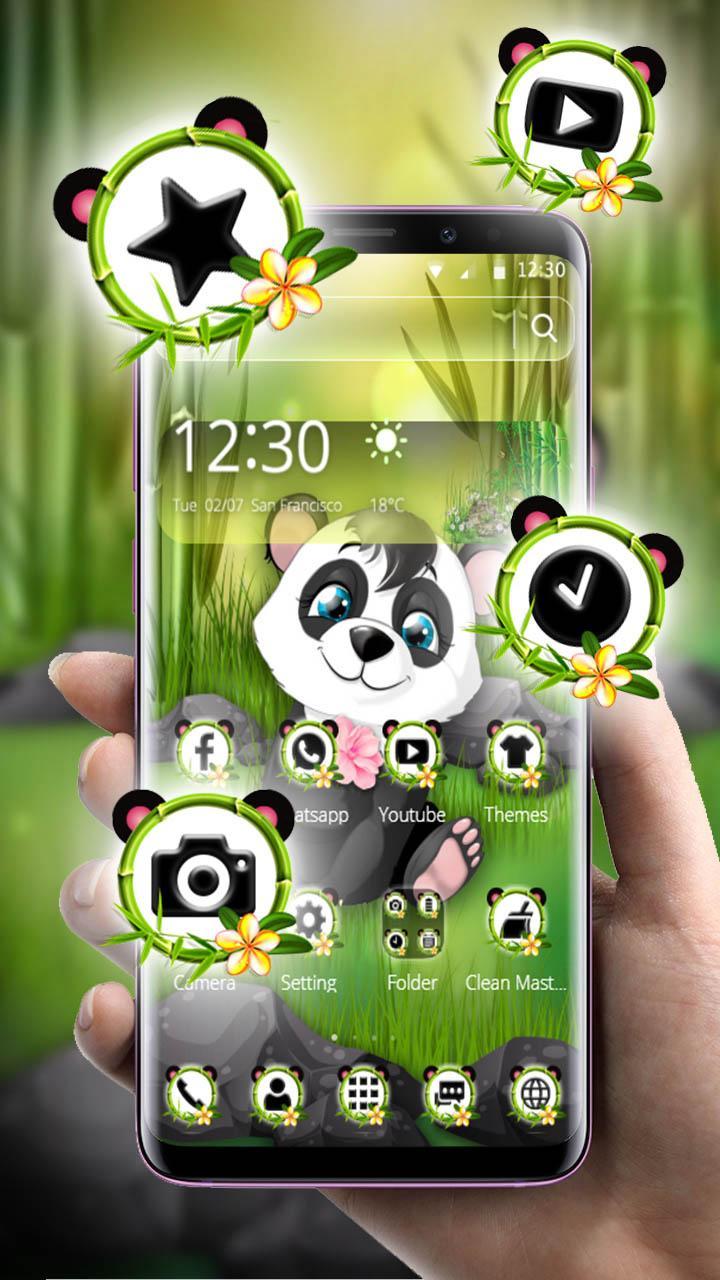 Tema Kartun Panda Lucu For Android Apk Download