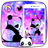 Cute Panda Galaxy Theme 图标