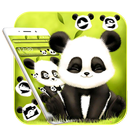 Niedliches grünes Panda-Thema APK