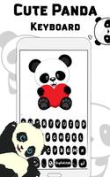 Cute Panda Keyboard -Animated Panda Themes capture d'écran 2