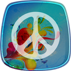 Peace Signs Live Wallpaper icône