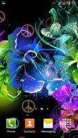 Peace Signs Live Wallpaper اسکرین شاٹ 2