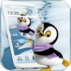 download Cute Penguin Theme APK