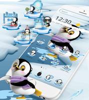 Cute Penguin Theme capture d'écran 2