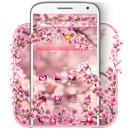 Cute Pink Cherry Blossom Theme APK