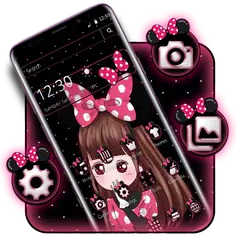 かわいいピンクの女の子のテーマ アプリダウンロード