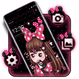 Cute Pink Girl Theme 图标