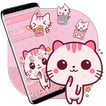 Cute Pink Kitty Theme Kawaii Sweet icon