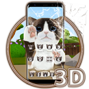 Cute Playing Cat Theme APK
