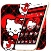 Cute Red Kitty Theme