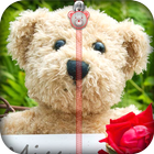 Miss You Teddy Bear Lock أيقونة