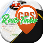 GPS Route Finder Zeichen