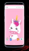 Cute Unicorn Wallpaper captura de pantalla 2