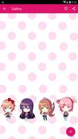 Cute Doki Literature club HD wallpaper capture d'écran 2