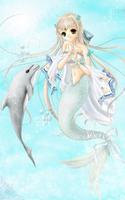 Cute mermaid puzzles Affiche