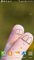 Cute love fingers wallpaper captura de pantalla 1