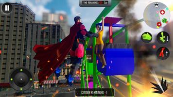 Flying Superhero Rope Power 스크린샷 1