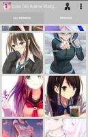 برنامه‌نما Cute Girl Anime Wallpaper عکس از صفحه