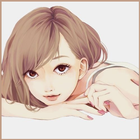 Cute Girl Anime Wallpaper icône
