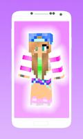 Cute girl skins for minecraft capture d'écran 2