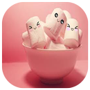 Cute Candy Marshmallow Wallpaper-APK