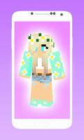 Cute minecraft skins for girls پوسٹر