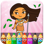 ”Chibi Moana Coloring Book