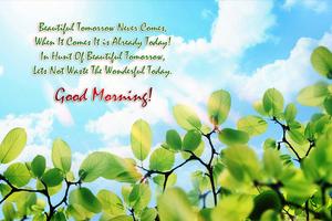 Love Good morning Quote Image Affiche