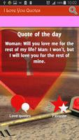 I Love you quotes and images poster