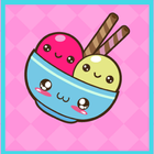 Cute Kawaii Stickers For Pictures icône