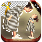 Gold Cut Paste Photos - Mirror & Photo Collage icono