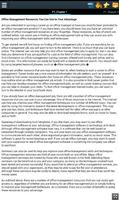 Poster Office Management Tips